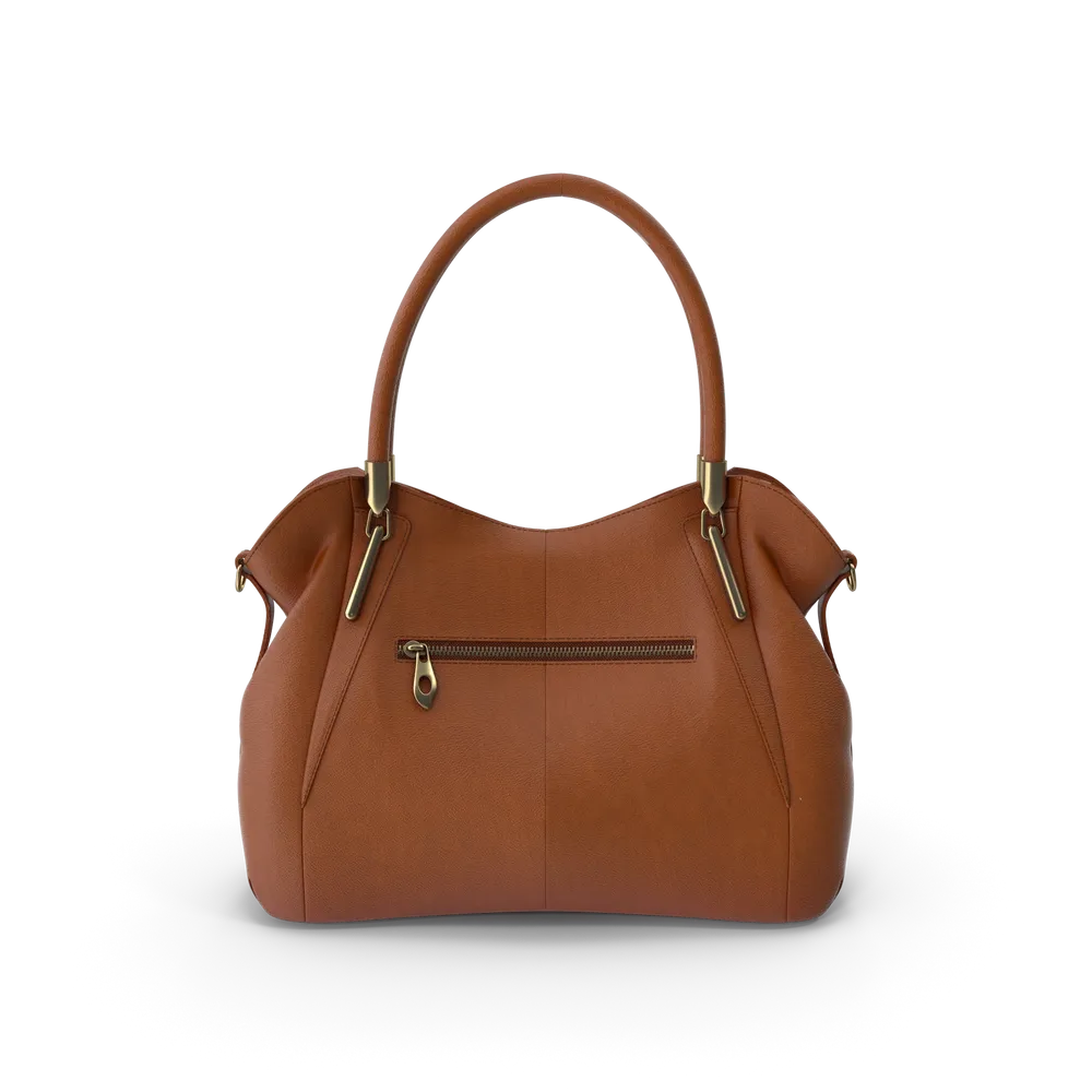HESHE Women's Leather Handbag